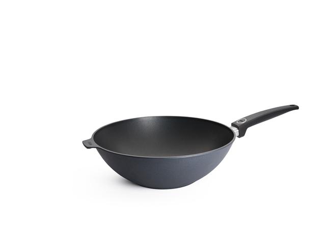 WOLL Diamond Lite Wok inductie met vaste greep - Ø320mm - H 100mm - Zwart