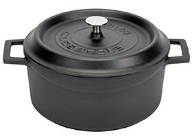 LAVA Trendy Casserole rond - Ø120mm - 0.53Ltr - Matt black/Black