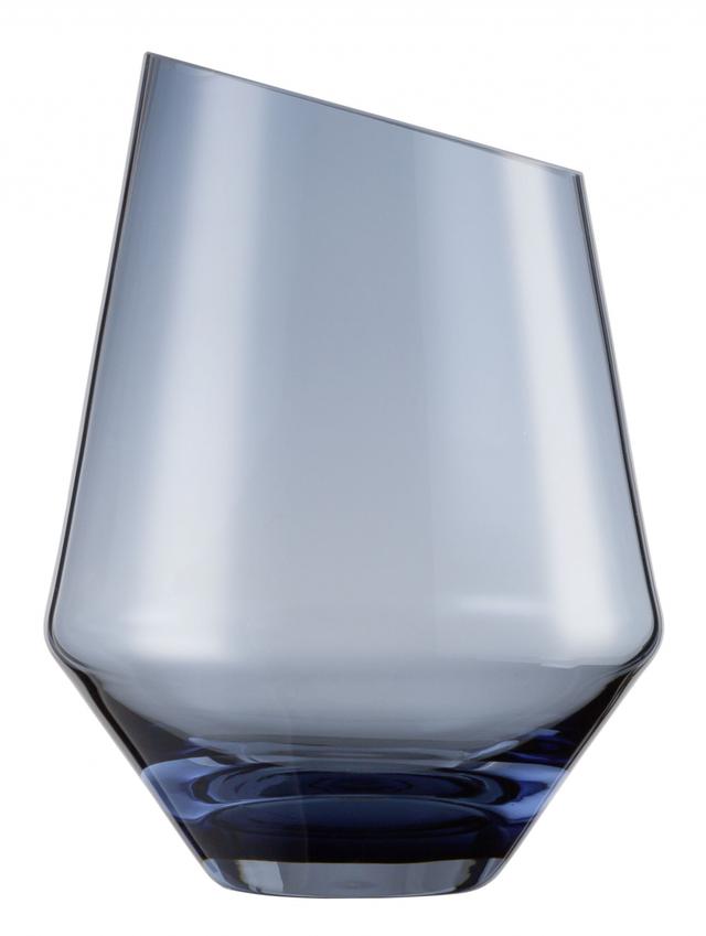 Zwiesel Glas Diamonds Vaas/windlicht blauw - H 220mm