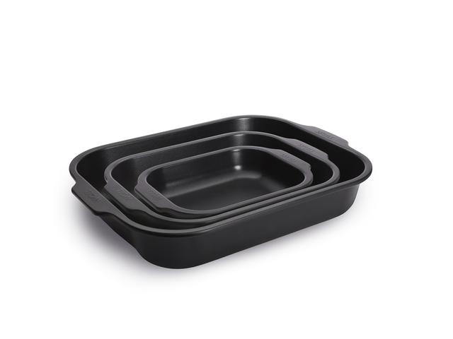 WOLL RoastIt Set 3 ovenschalen - Zwart