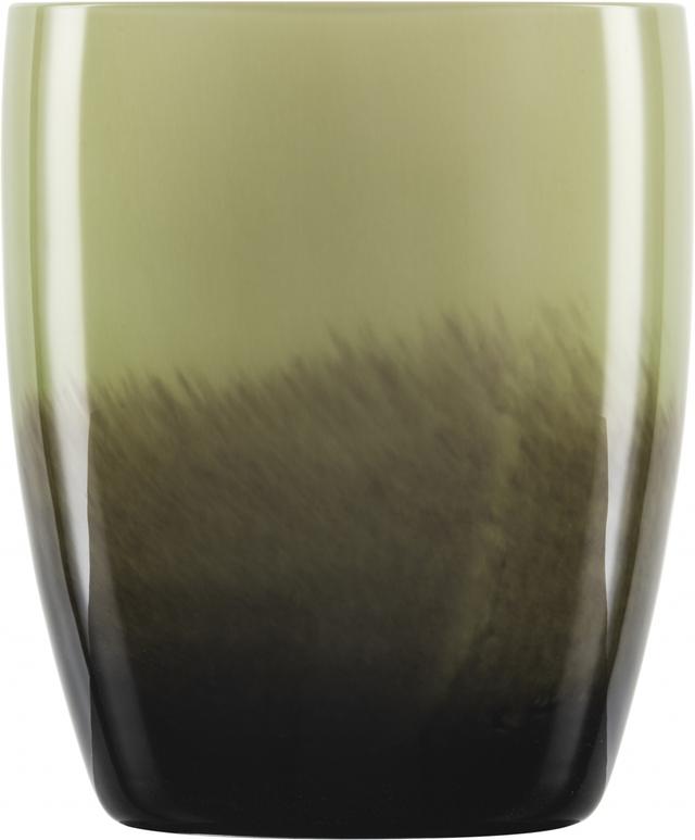 Zwiesel Glas Shadow Vaas klein olijfgroen - H 140mm