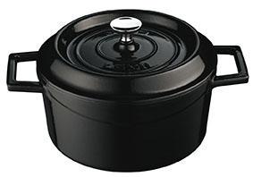 LAVA Casserole rond - Ø200mm - 2.82Ltr - Black/Black