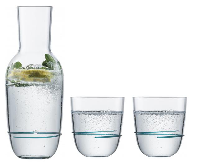 Zwiesel Glas Aura Set karaf + 2 tumblers groen